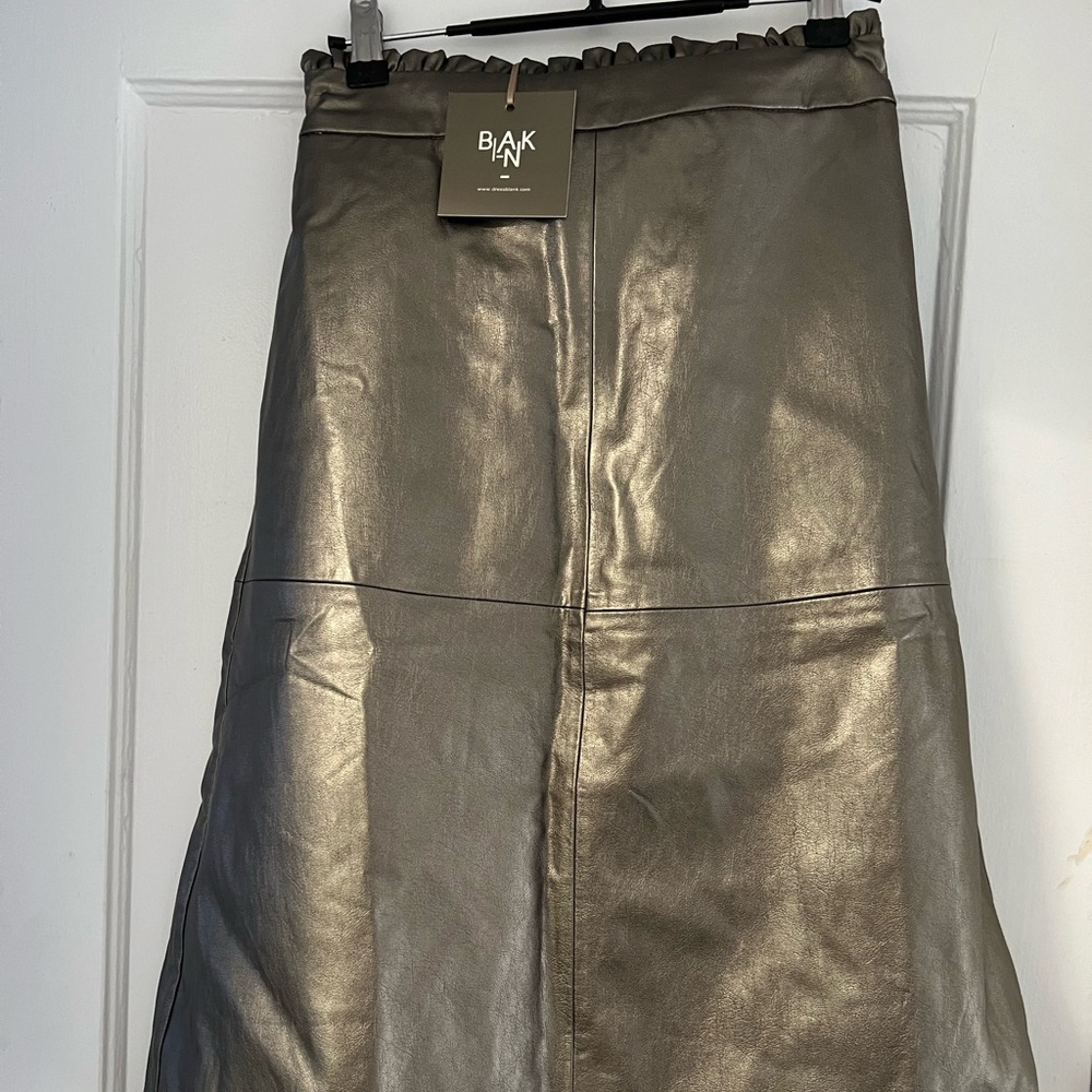 Dress Blank bronze pleather skirt